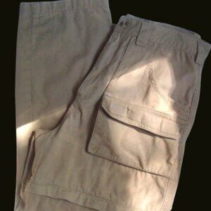J. PETERMAN Mens Convertible Utility Pants Barrel Leg